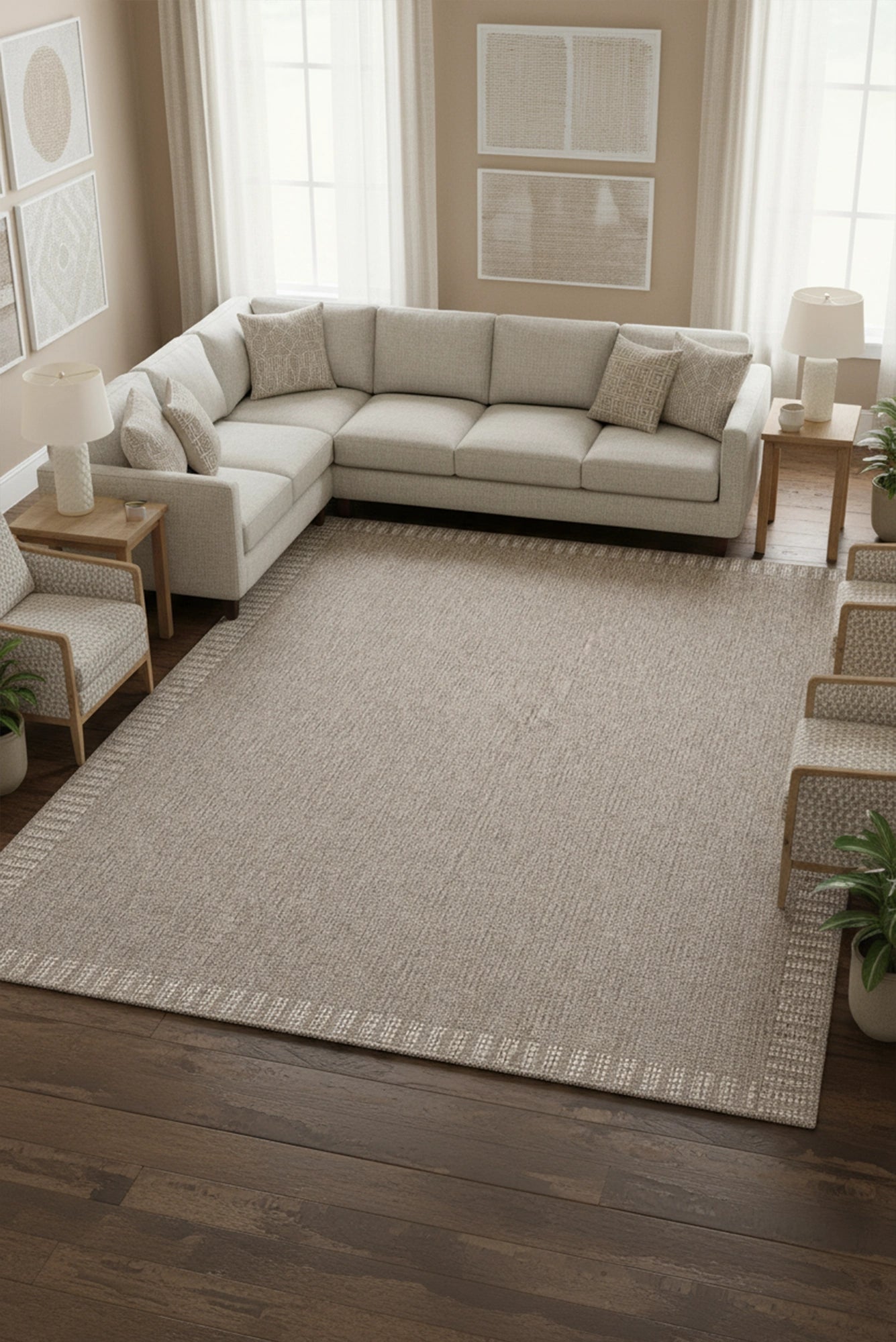 Michigan Flatweave Rug - 105 Natural