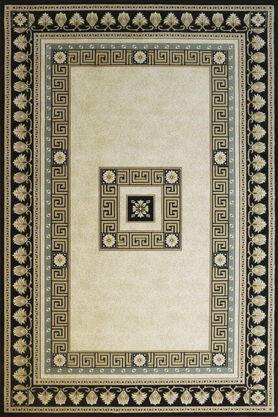 Milano Traditional Medallion Rug - 109 Beige