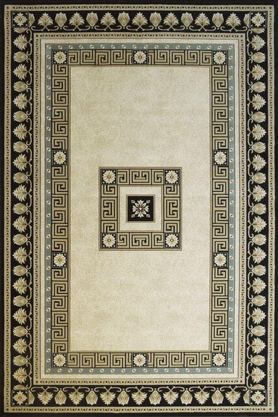 Milano Traditional Medallion Rug - 109 Beige