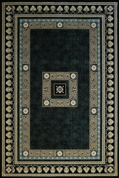 Milano Traditional Medallion Rug - 107 Blue