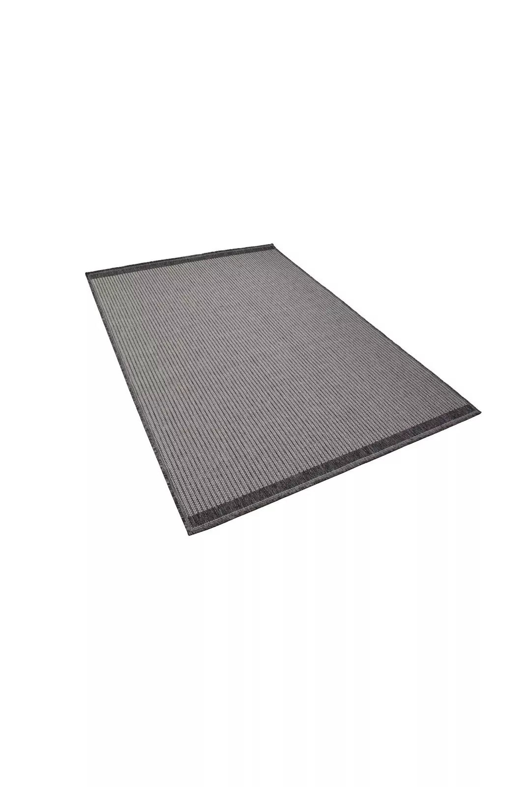 Miran Flatweave Rug 101 - Charcoal Grey