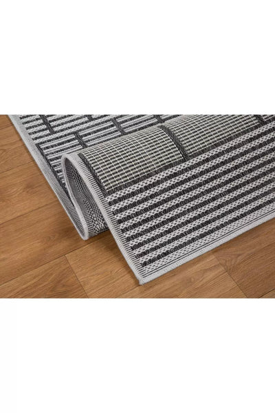 Miran Flatweave Rug 106 - Grey