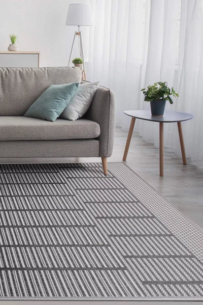 Miran Flatweave Rug 106 - Grey