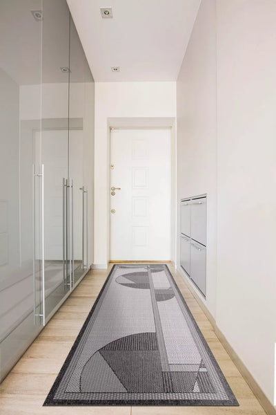 Miran Flatweave Rug 107 - Grey