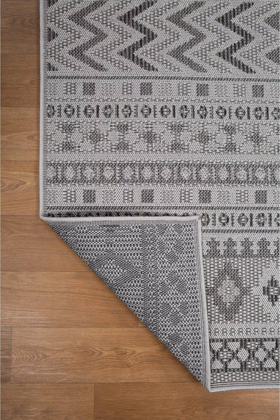 Miran Flatweave Rug 109 - Grey