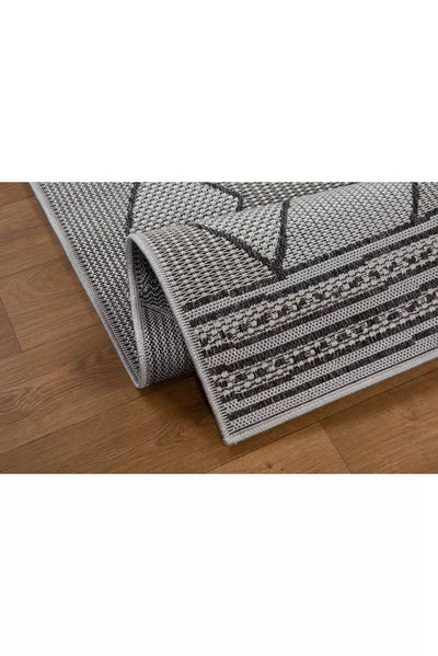 Miran Flatweave Rug 110 - Grey