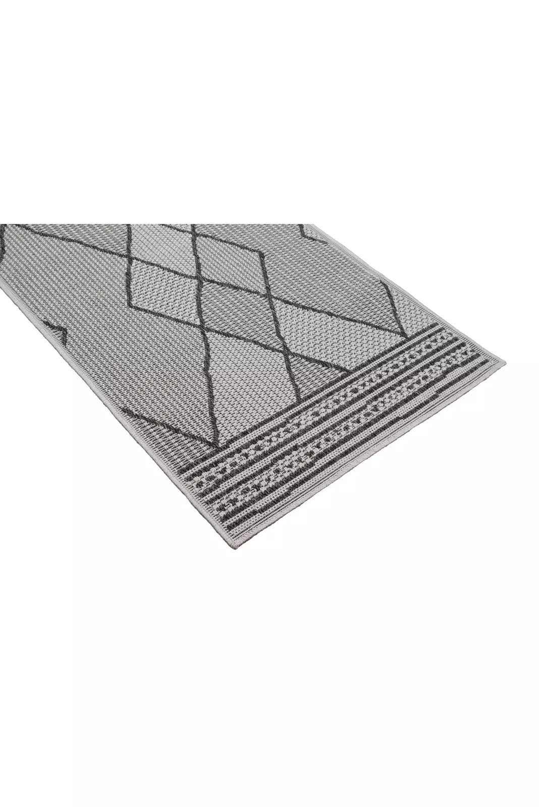 Miran Flatweave Rug 110 - Grey