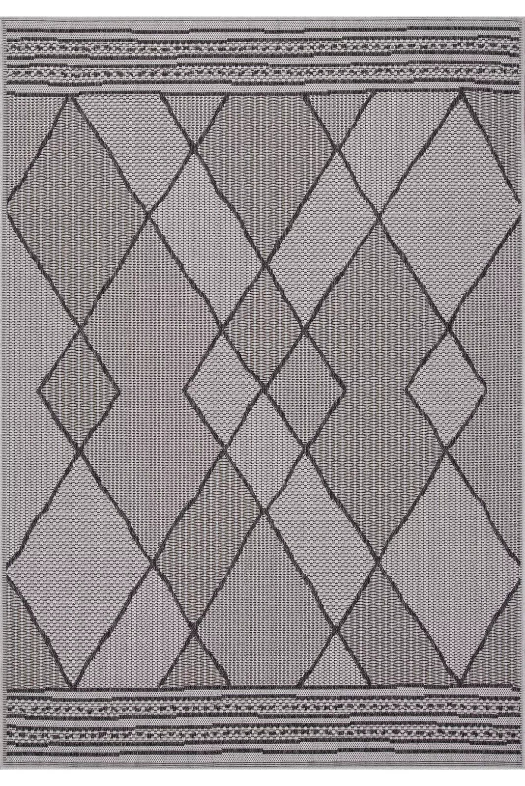 Miran Flatweave Rug 110 - Grey