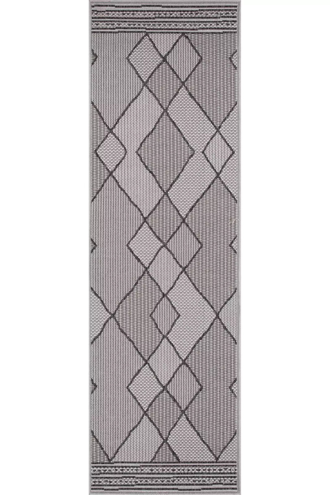 Miran Flatweave Rug 110 - Grey