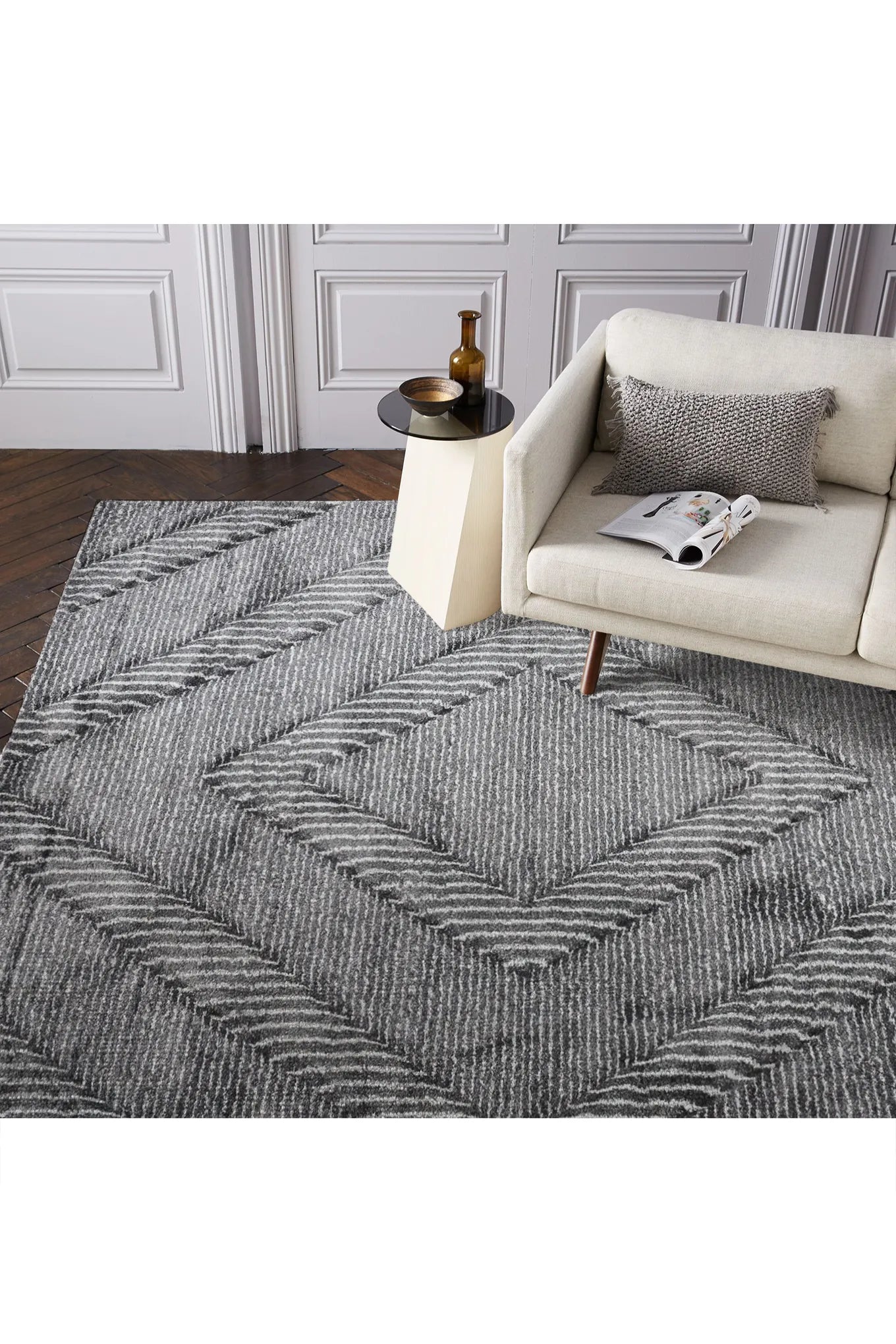 Missouri Contemporary Rug - 104 Charcoal