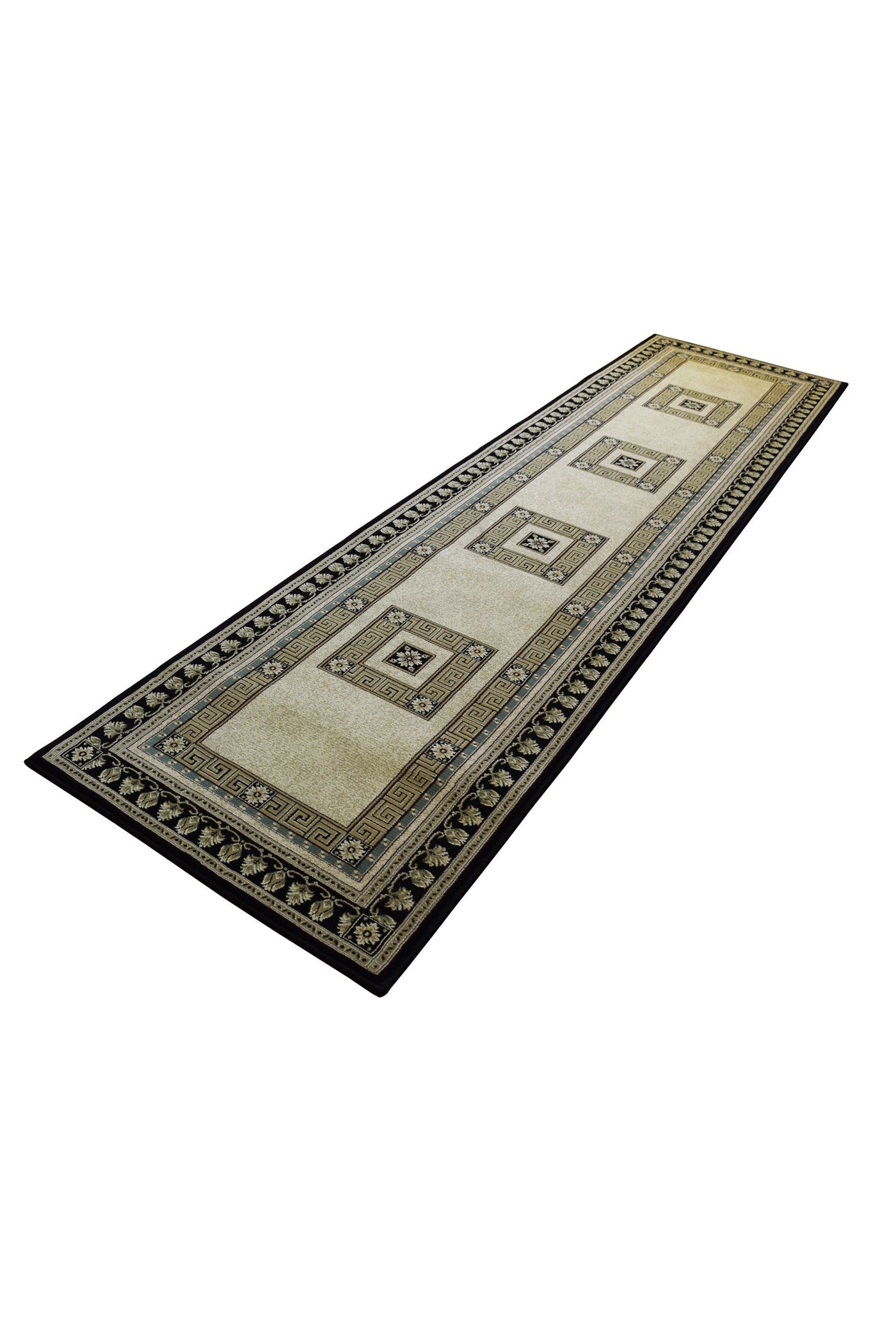 Crown Traditional Medallion Rug - 104 Beige