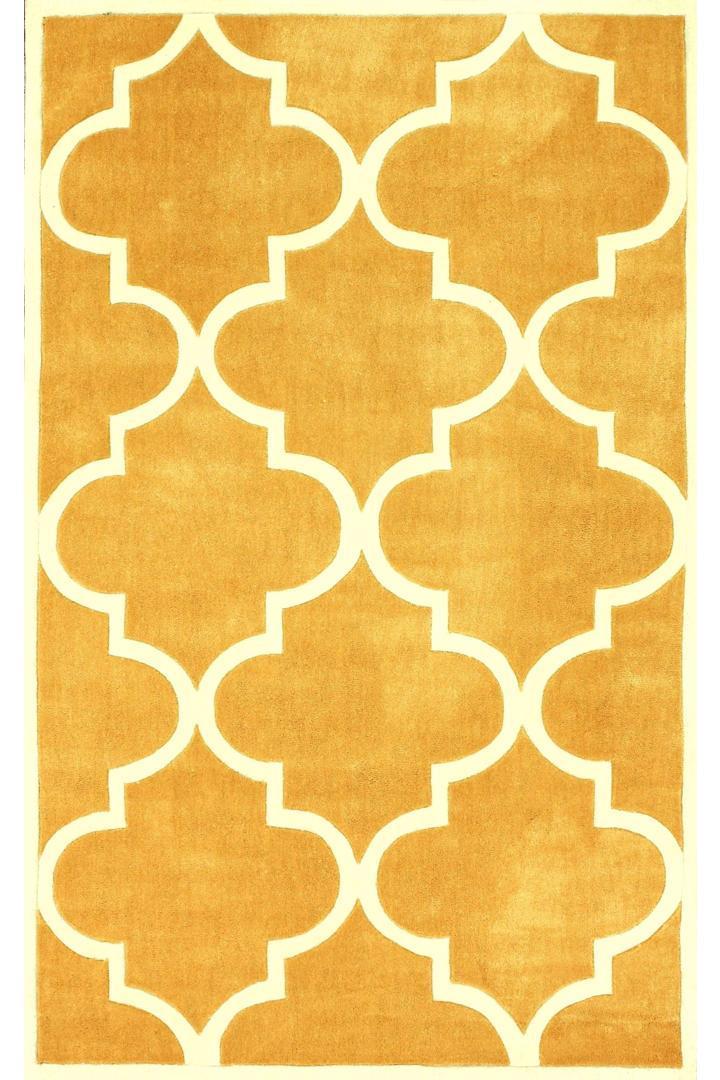 Moris Trellis Rug - 104 Yellow