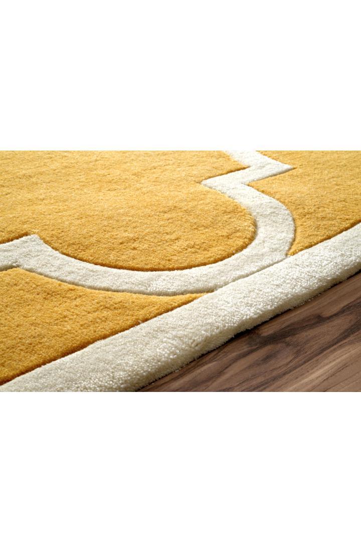 Moris Trellis Rug - 104 Yellow