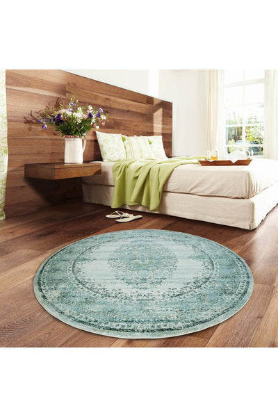 Morocco Medallion Rug - Blue 114