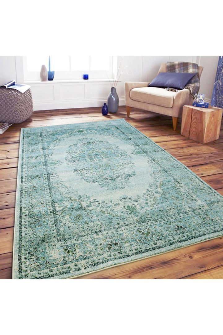 Morocco Medallion Rug - Blue 114