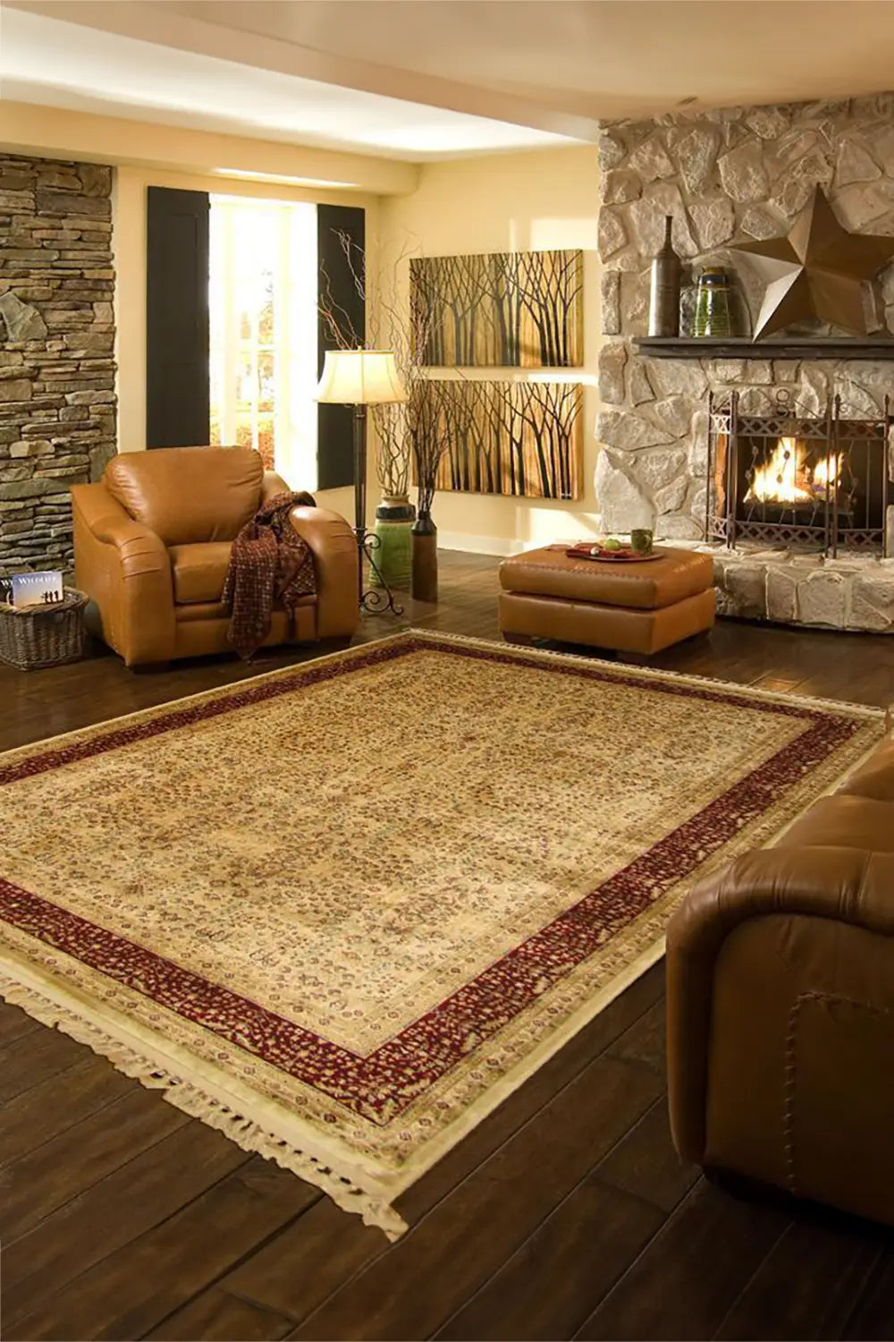 MosaicTraditional Rug - 125 Gold