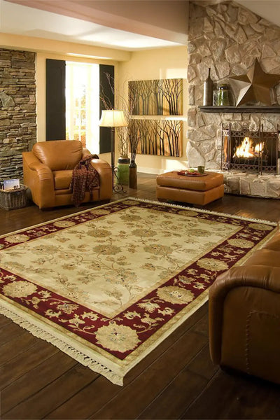 Mosaic Traditional Rug - 108 Red