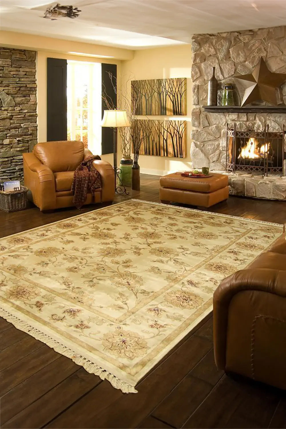 MosaicTraditional Rug - 109 Gold