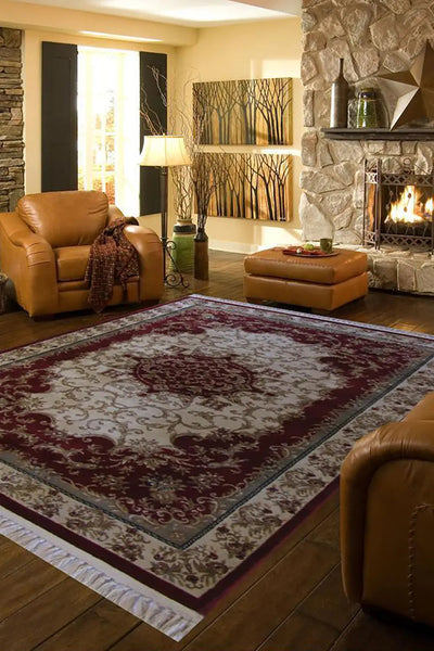 Mosaic Traditional Rug  - 114 Red