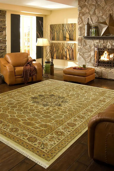 MosaicTraditional Rug  - 118 Gold