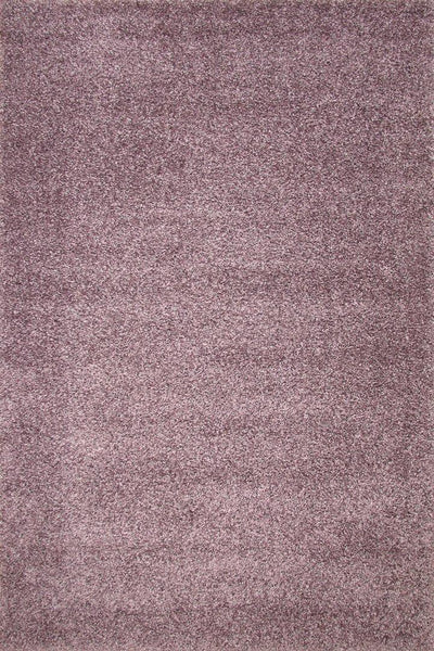Natura Plain Shaggy Rug - 140 Lilac