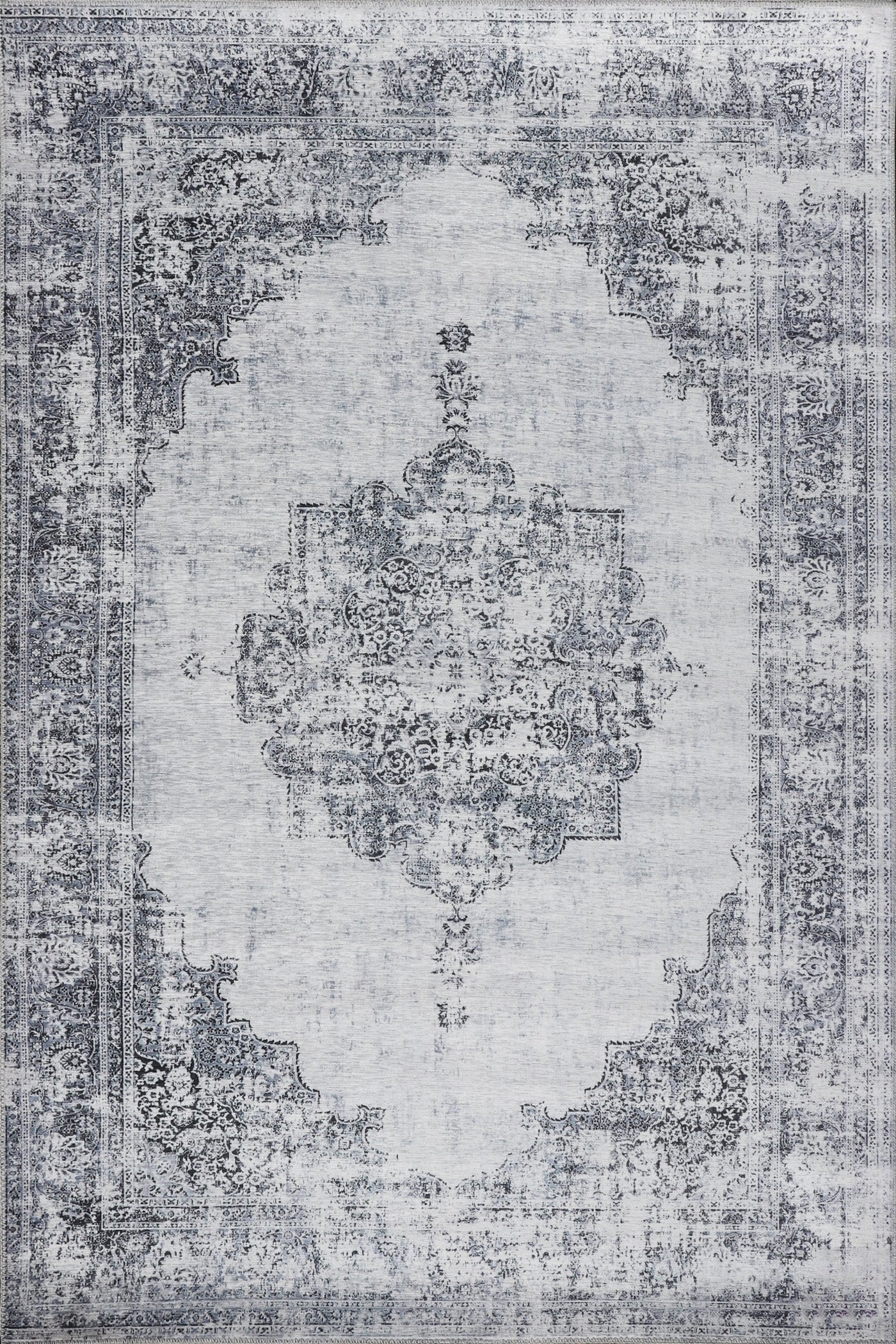 New Jersey Distressed Rug - 127 Grey