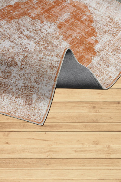 New Jersey Distressed Rug - 122 Orange