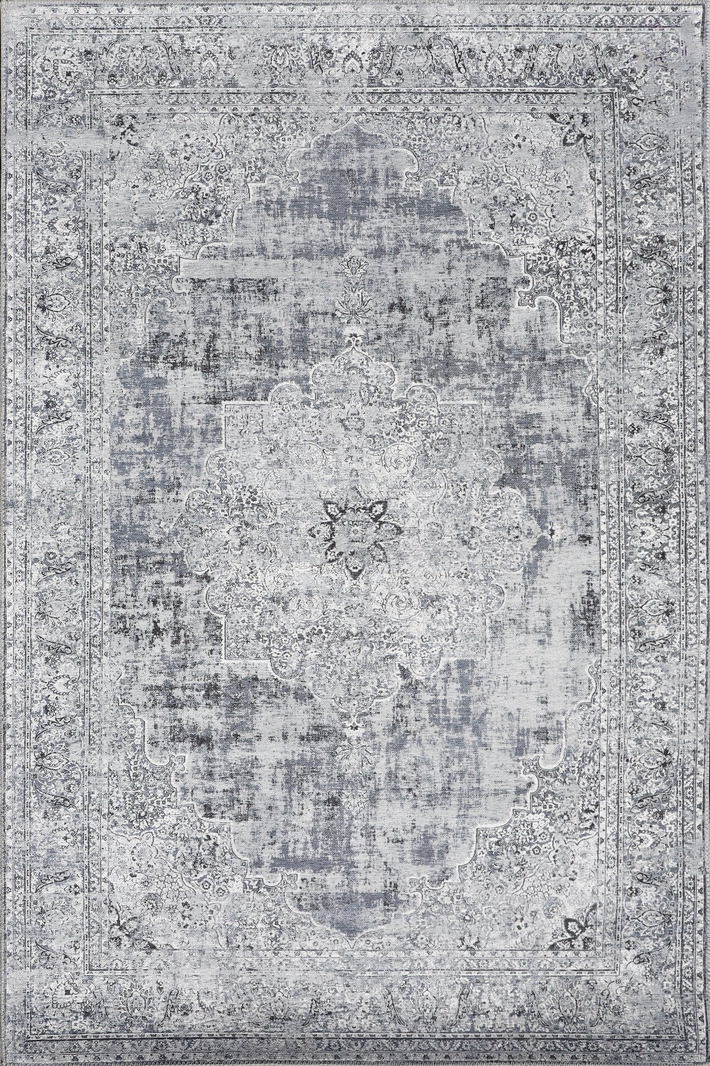 New Jersey Distressed Rug - 128 Grey