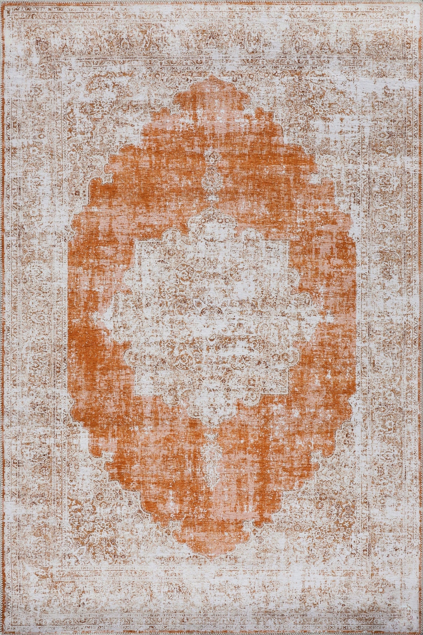 New Jersey Distressed Rug - 122 Orange