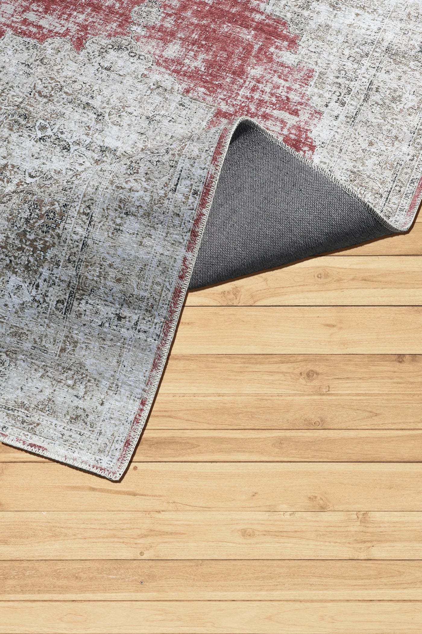 New Jersey Distressed Rug - 129 Red