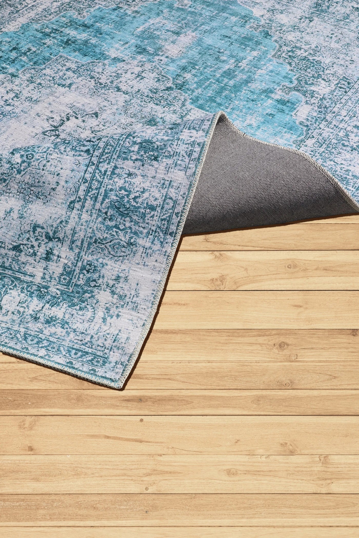 New Jersey Distressed Rug - 121 Blue