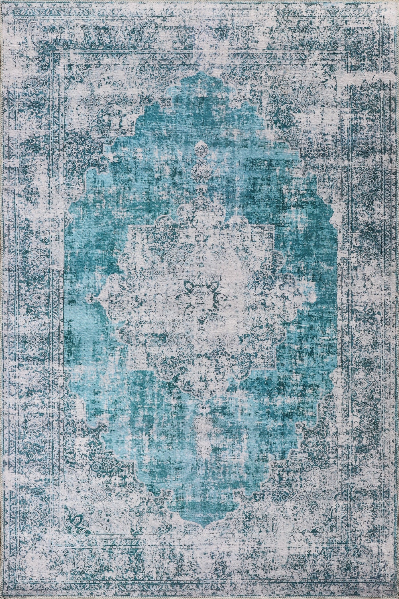 New Jersey Distressed Rug - 121 Blue
