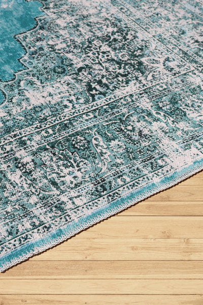 New Jersey Distressed Rug - 125 Blue