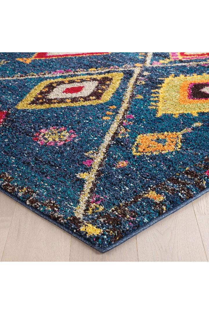 Nomadic Geometric Rug - 103 Blue