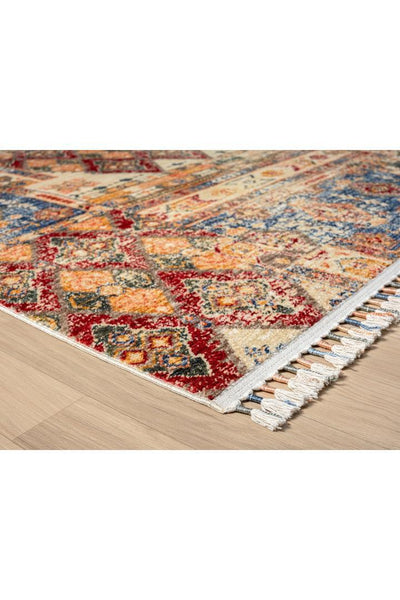 Orange Traditional Rug - 101 Multicolours