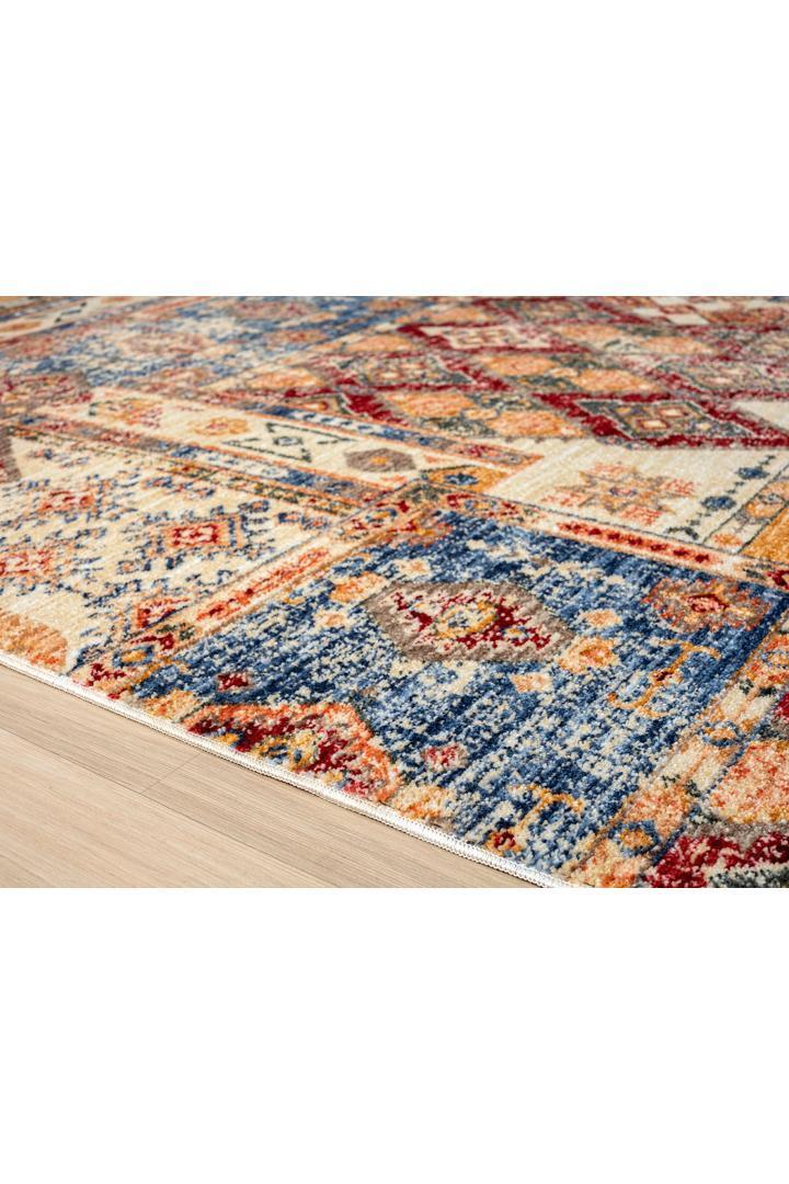 Orange Traditional Rug - 101 Multicolours