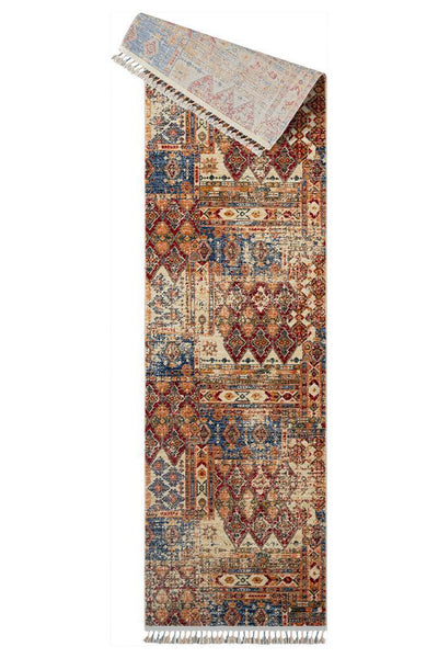 Orange Traditional Rug - 101 Multicolours