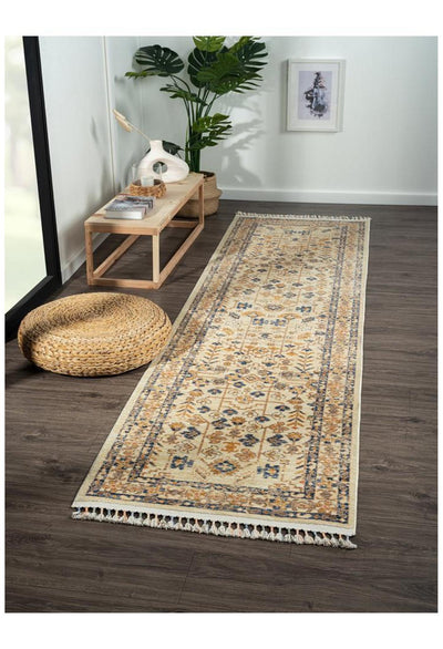 Orange Traditional Rug - 102 Beige