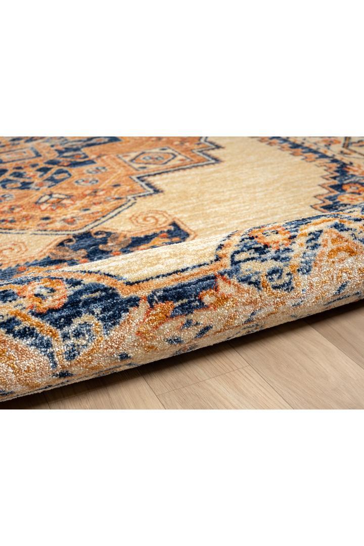 Orange Traditional Rug - 103 Beige