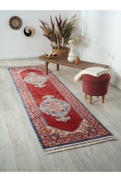 Orange Traditional Rug - 104 Red