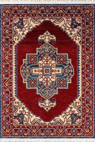 Orange Traditional Rug - 104 Red