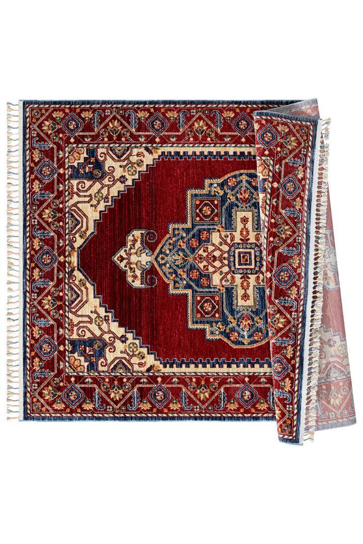 Orange Traditional Rug - 104 Red