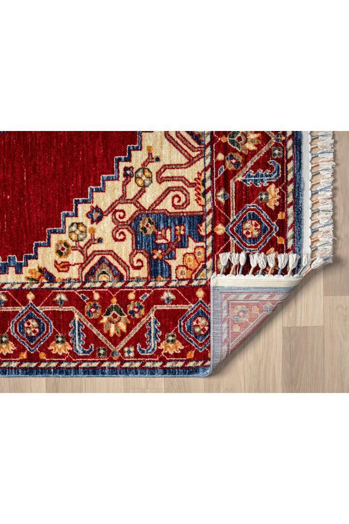 Orange Traditional Rug - 104 Red