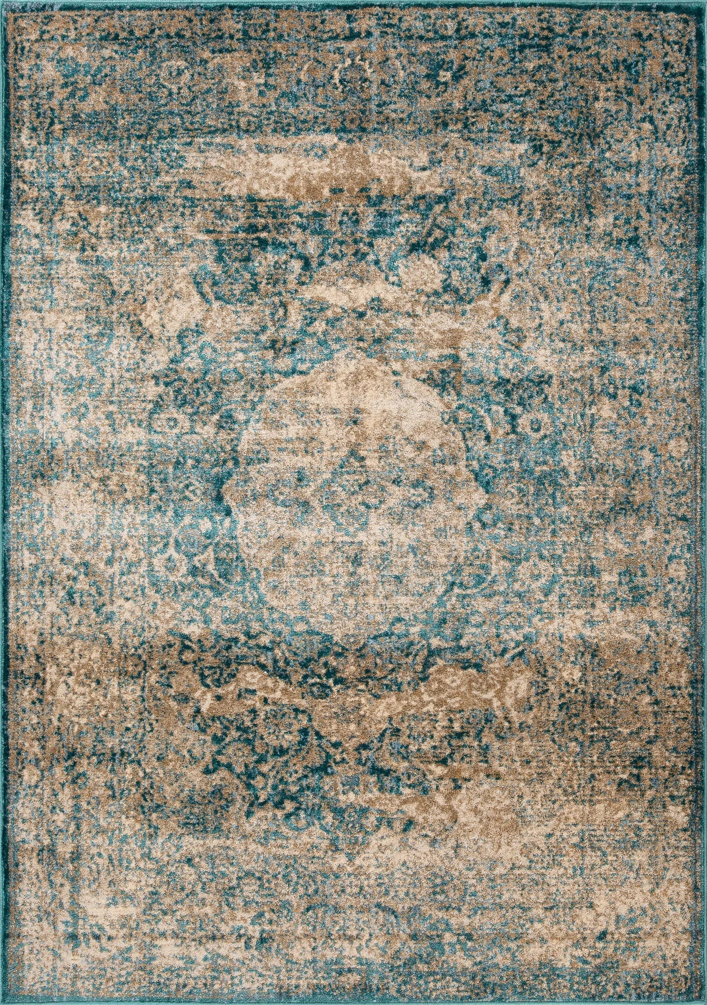 Orlando Distressed Rug - 106 Blue