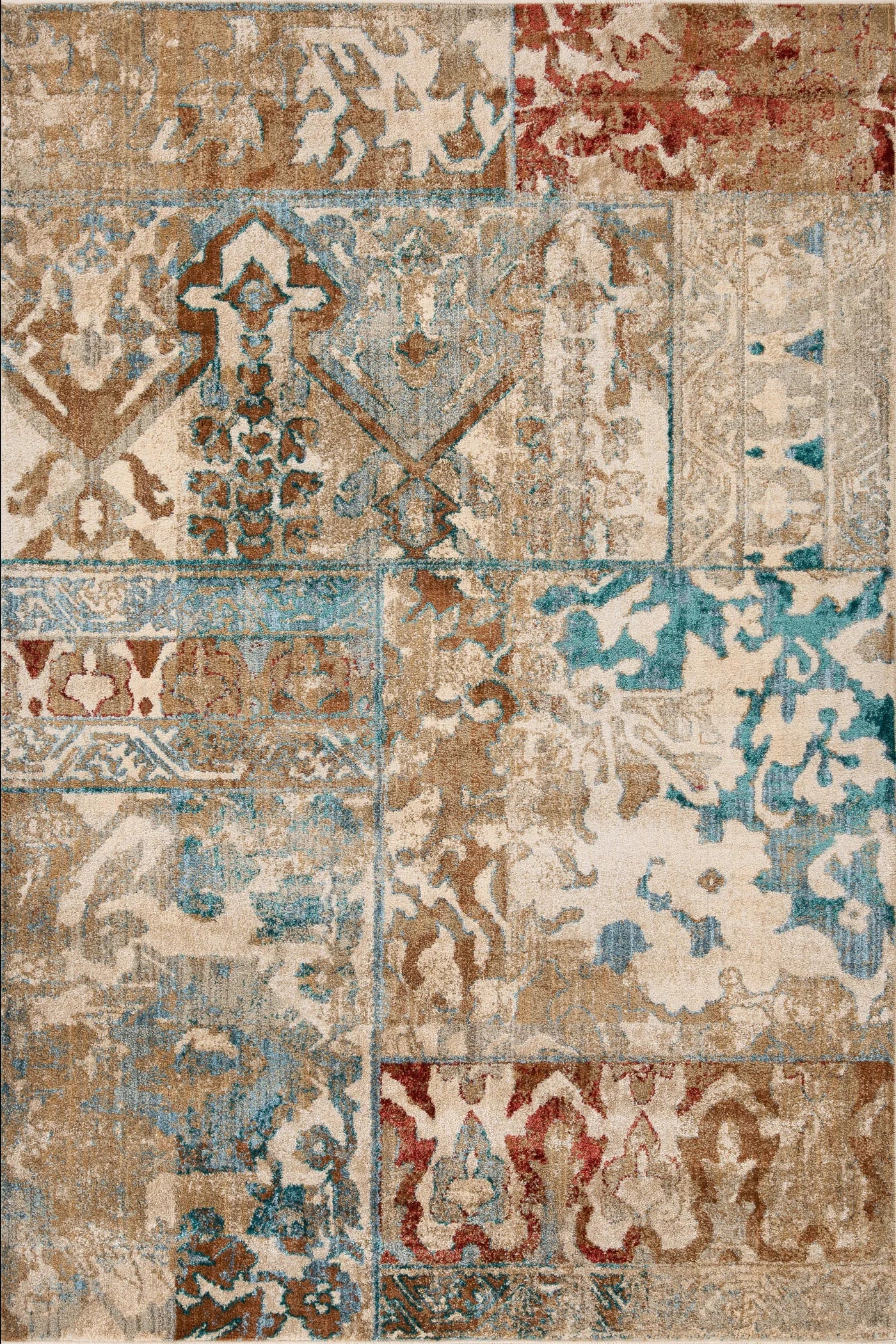 Orlando Distressed Rug - 101 Multicolours