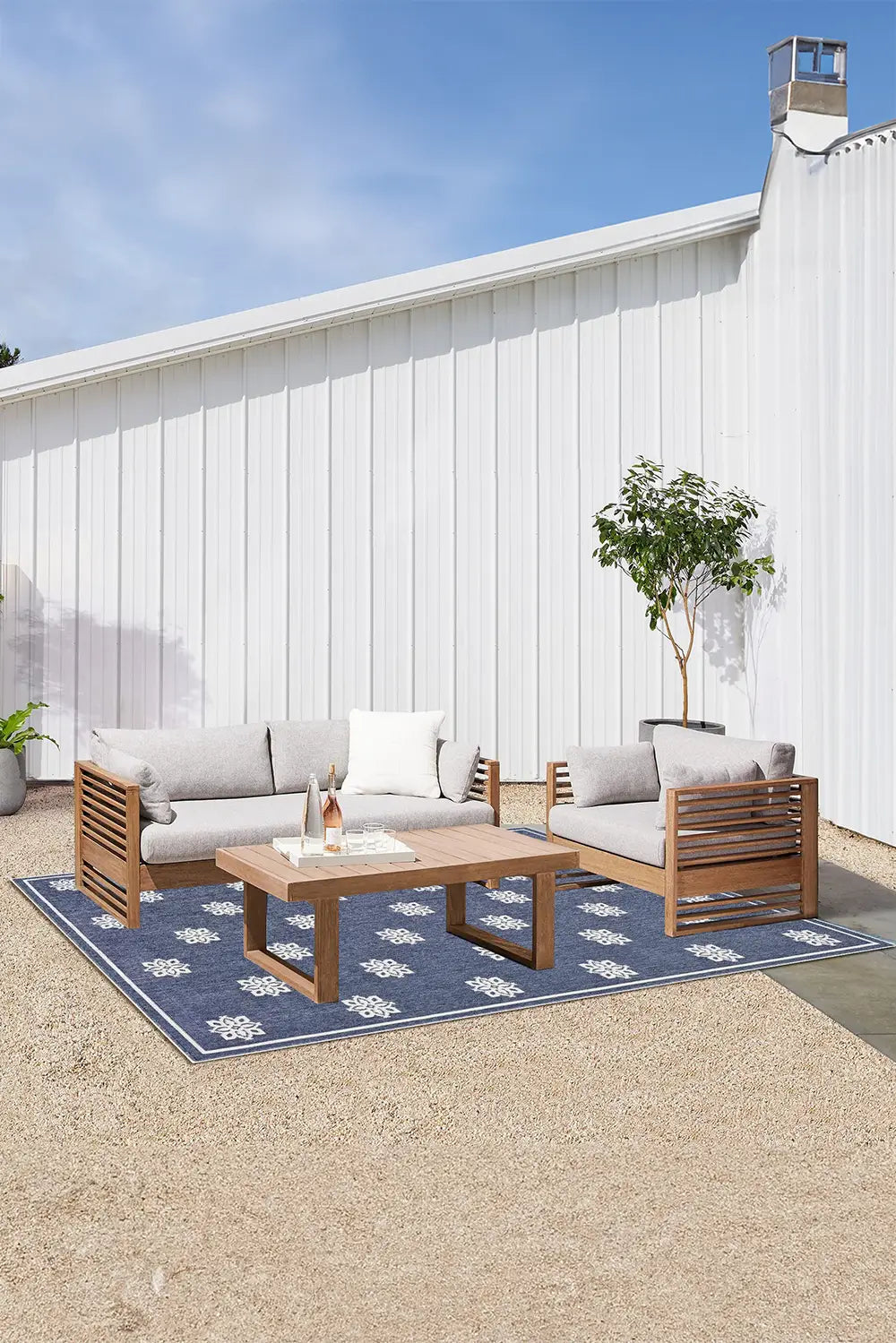 Aperto Indoor/Outdoor Rug - 113 Blue