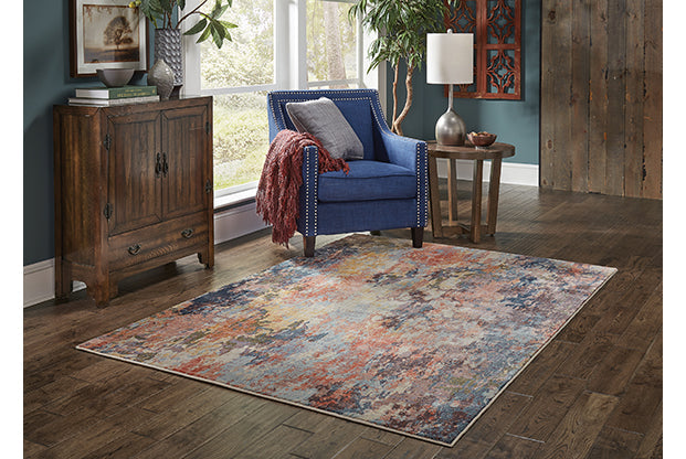 Massimo Abstract Rug - 101 Multicolours