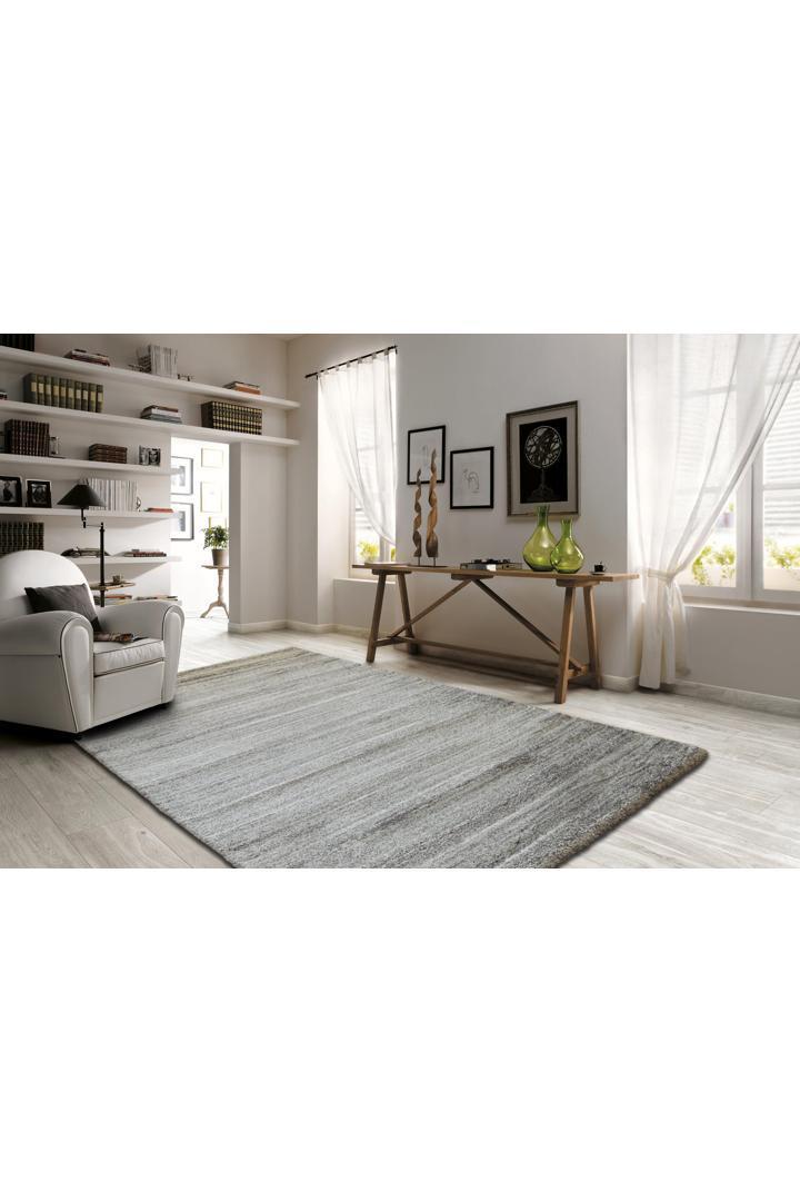 Palace Plain Shaggy Rug -103 Silver