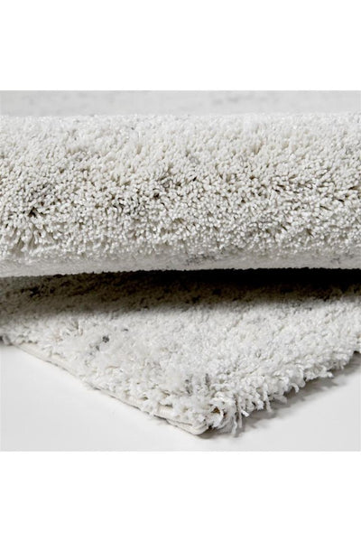 Palace Plain Shaggy Rug - 107 White