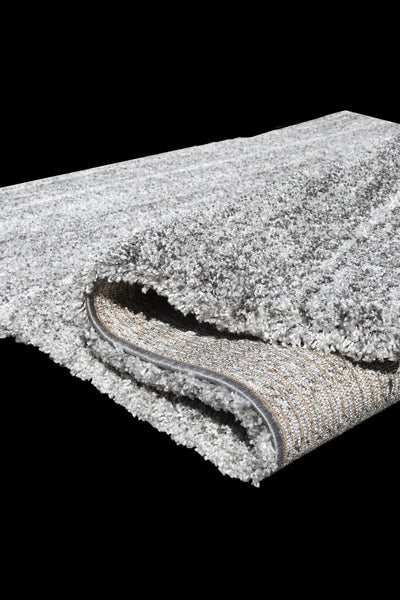 Palace Plain Shaggy Rug -103 Silver